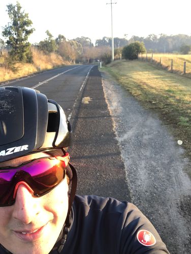 Customer photo review of Rudy Project Cutline Sunglass Carbonium Photochromic Red Lens