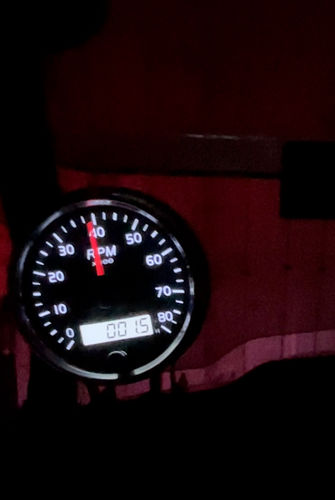 Customer photo review of 85mm Analog Tach for Predator/212/420/670/Clone 0-8000 Tachometer