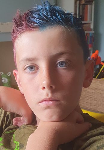 Customer photo review of Hair Color Wax