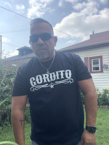 Customer photo review of Gordito Vintage Print T-Shirt (Click Link Below For 4-5XL Gorditos! :)