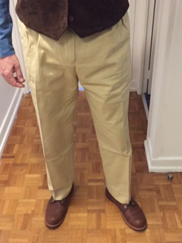 Customer photo review of 1942 US Army Chino Trousers