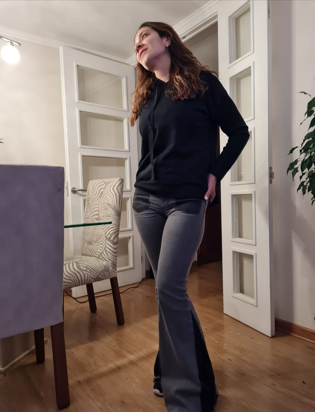 Customer photo review of JEANS ADA gris