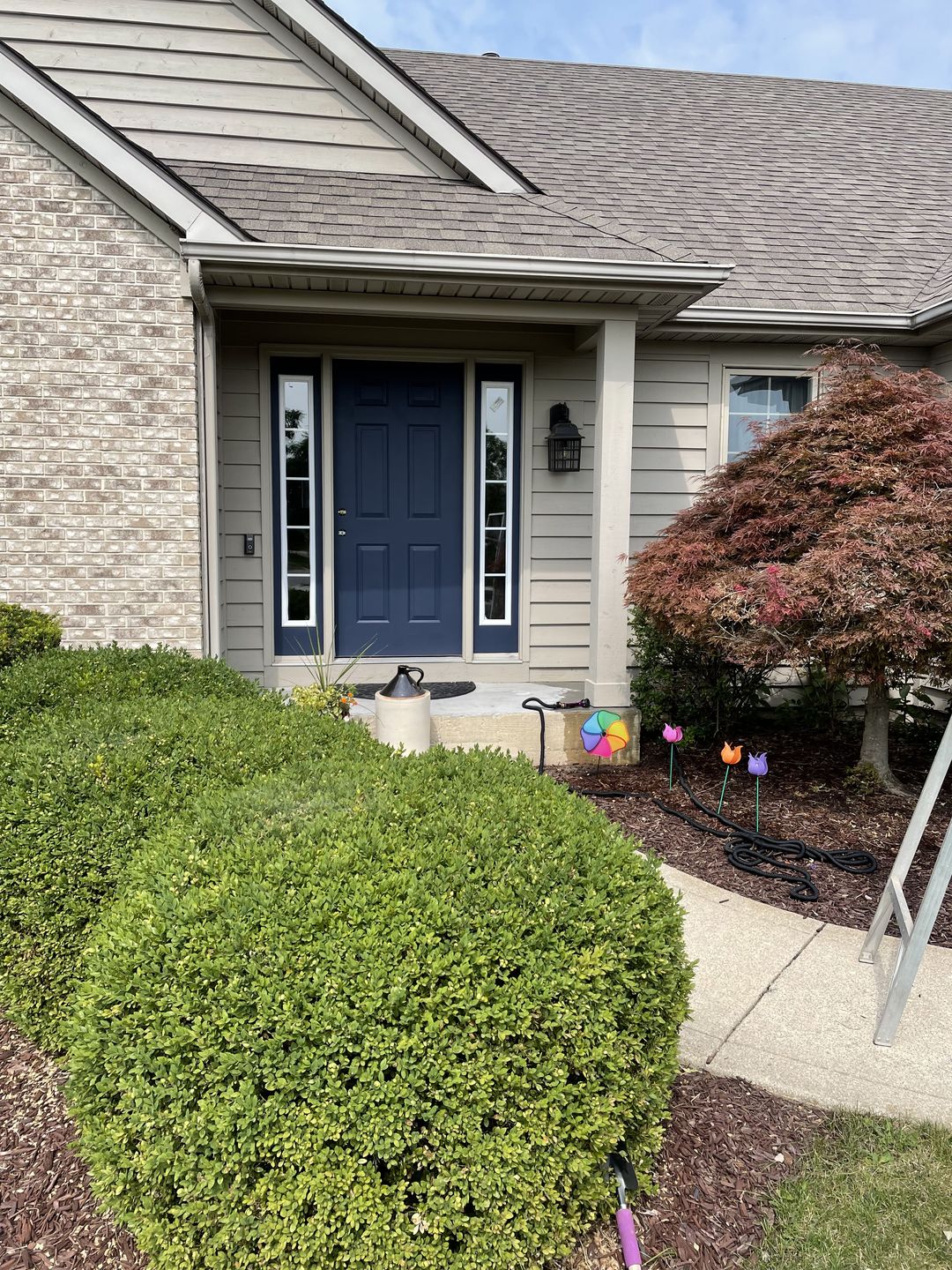 Customer photo review of Grills Between Glass 5 Lite Glass and Frame Kit (Full Sidelite 7" x 64" Glass Size)