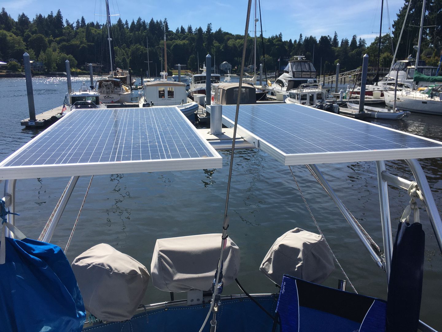 Customer photo review of MEGA 200 Watt Monocrystalline Solar Panel | Best 24V Panel for RVs and Off-Grid | 25-Year Output Warranty | UL Certified