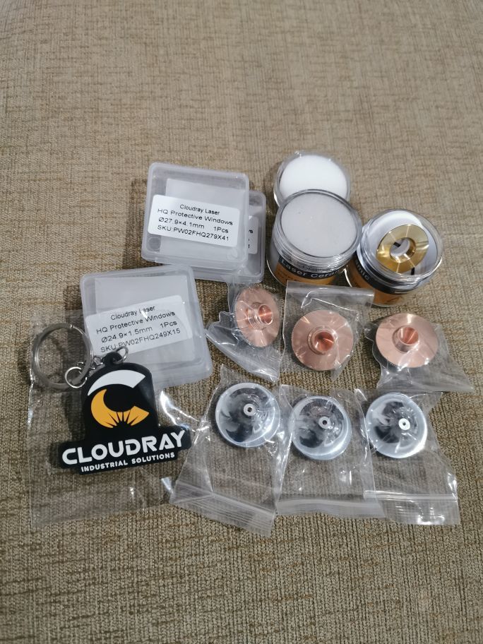 Customer photo review of Cloudray Raytools Dia.32/28.5mm Laser Cutting Ceramics