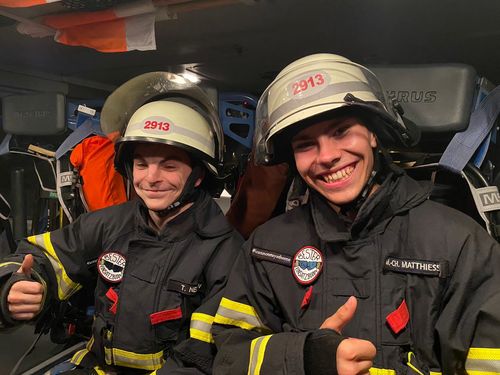 Customer photo review of Bester Einsatzbuddy Feuerwehr Textil Patch