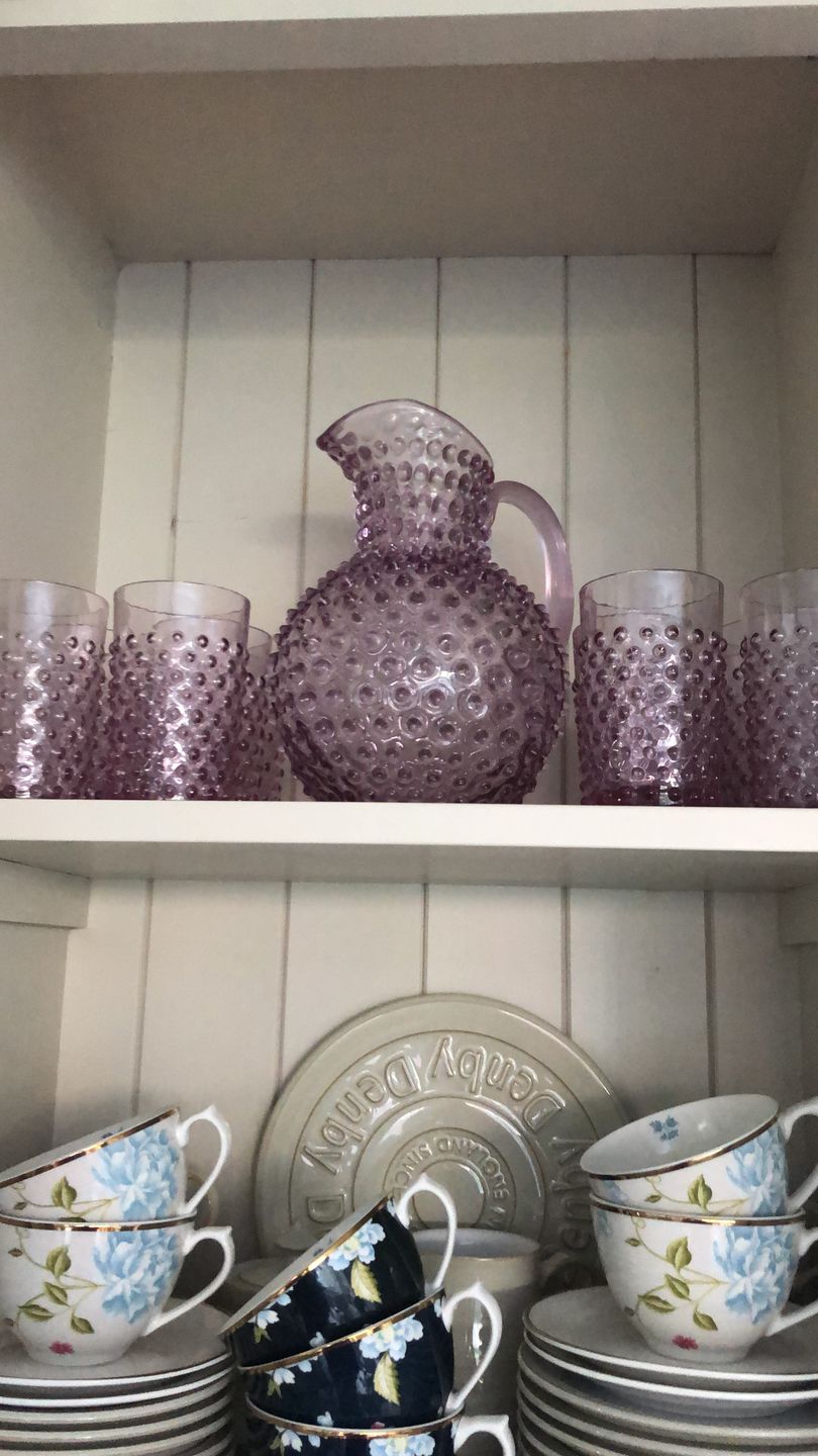 Customer photo review of Lilac Hobnail Jug