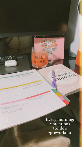 Customer photo review of Positive Thinking Journal