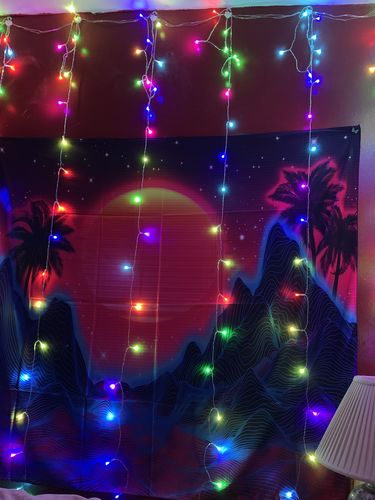 Customer photo review of DormVibes Color Changing Wall Lights