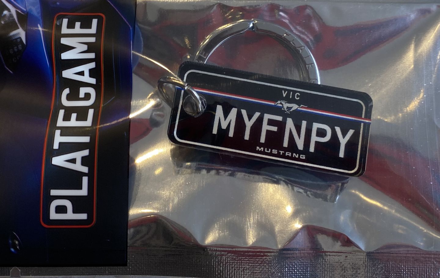 Customer photo review of Custom Design Keychain 🔑