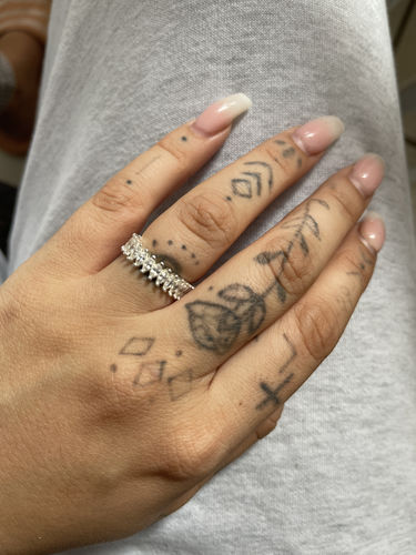 Customer photo review of Crystal Ring Silber I 925 Sterling Silber