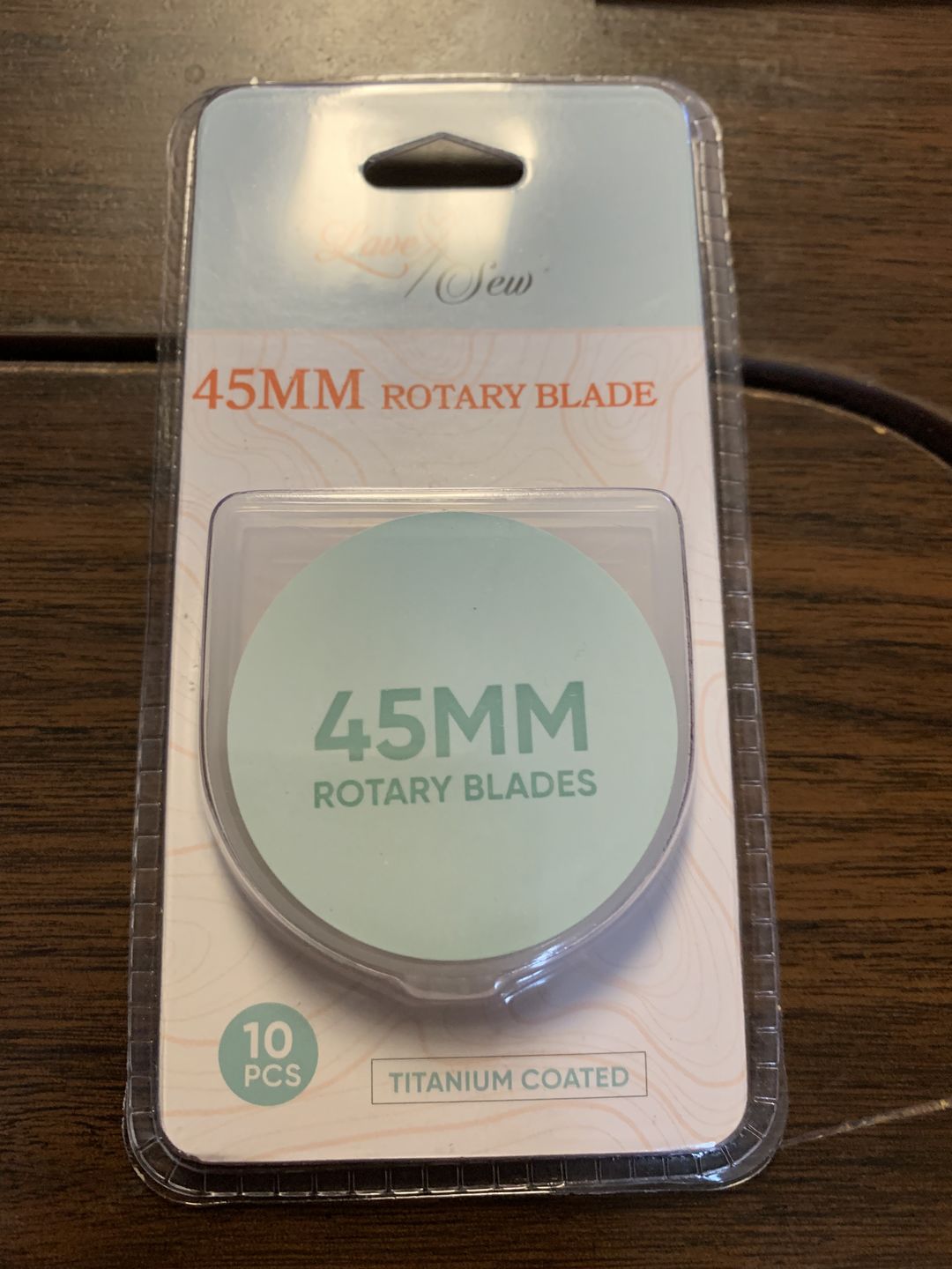 Customer photo review of Titanium Coated Rotary Cutter Blades