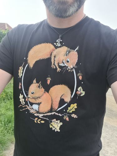 Customer photo review of NATURE HEARTBEAT - Bio Herren Shirt