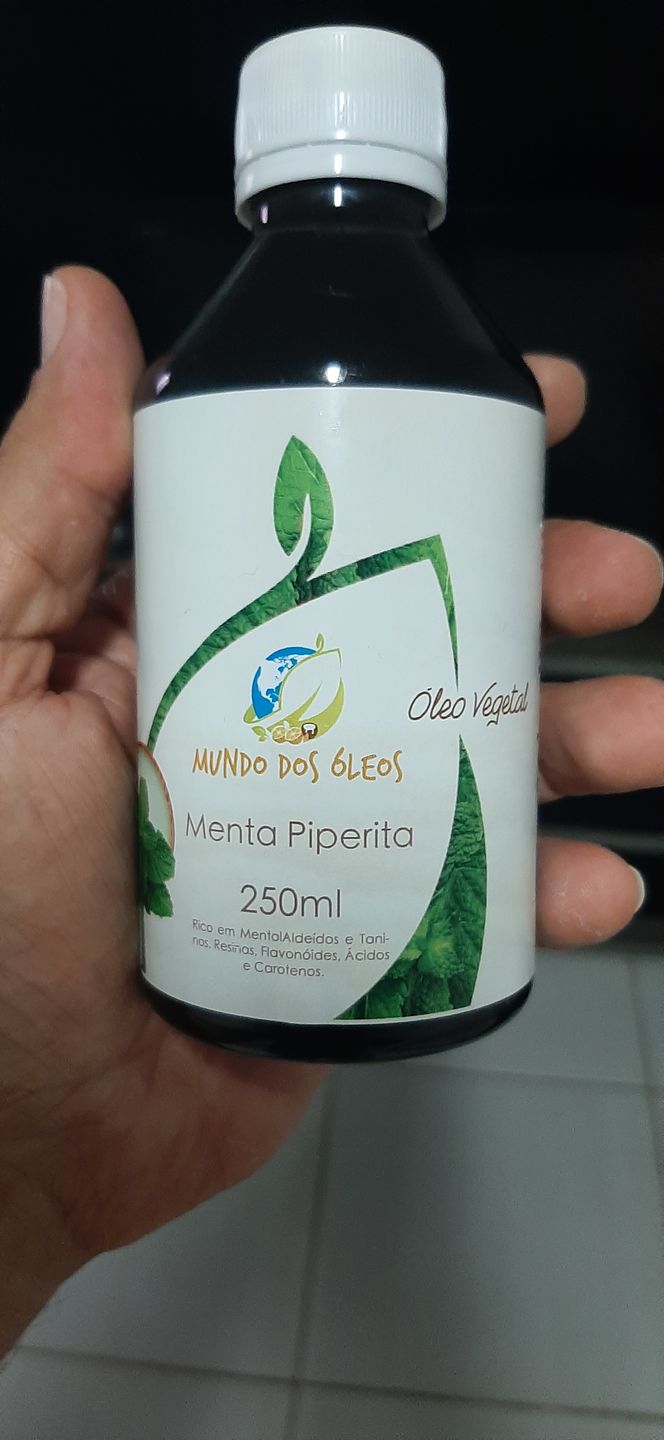 Customer photo review of Óleo de Menta Piperita