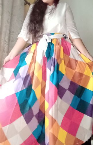 Customer photo review of A Must Have Denim Top For Women (CC-107)