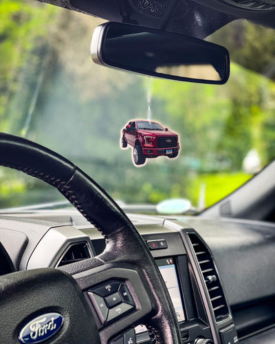 Customer photo review of Three Custom Air Fresheners