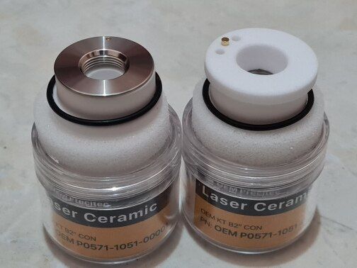 Customer photo review of Cloudray Raytools Dia.32/28.5mm Laser Cutting Ceramics