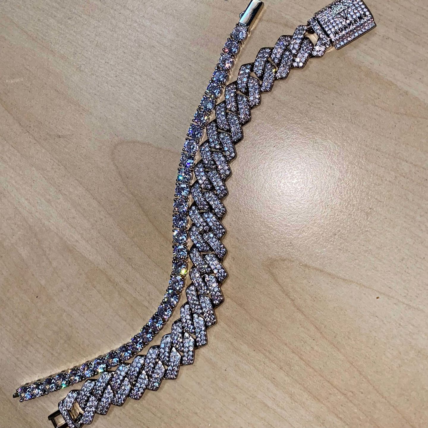 Customer photo review of 5mm Tennis Bracelet - Gold
