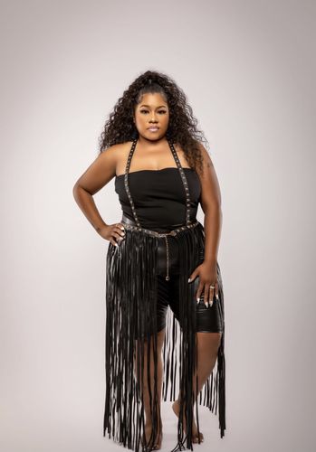 fringe belt plus size