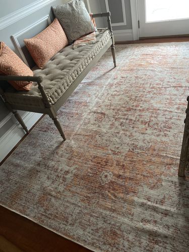 Customer photo review of Senlis Sunset Mandarin Rug