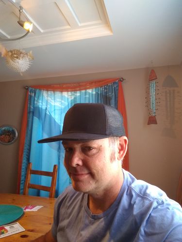 Customer photo review of Blank Trucker - Black