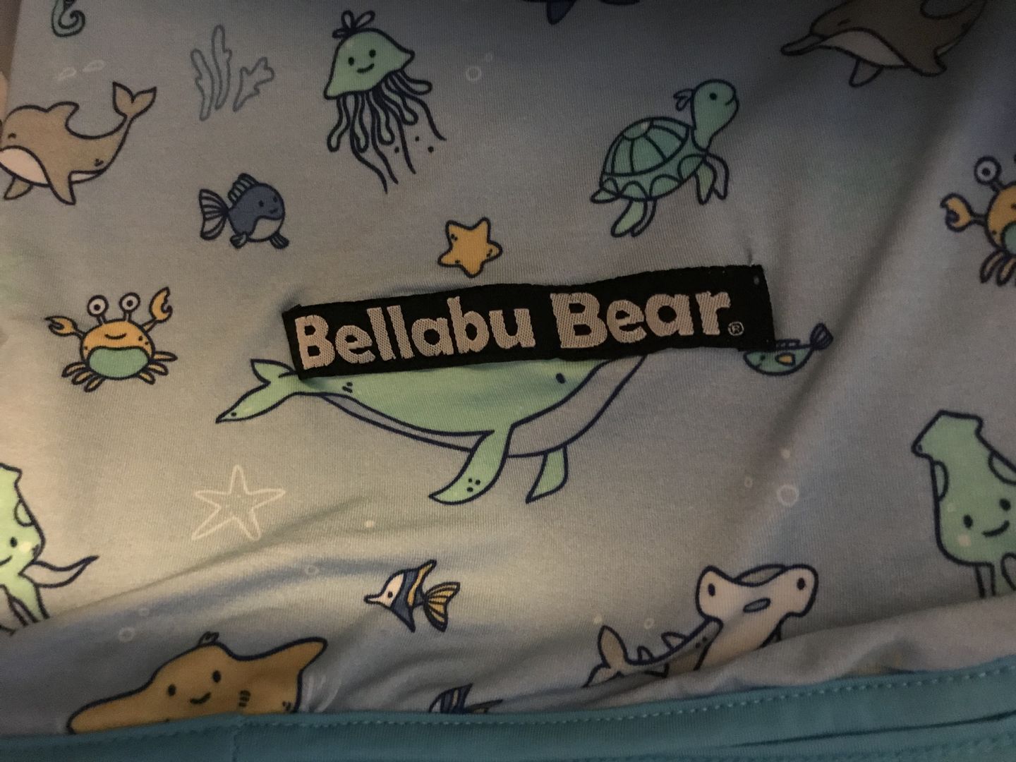 Customer photo review of Ocean Bamboo Blanket