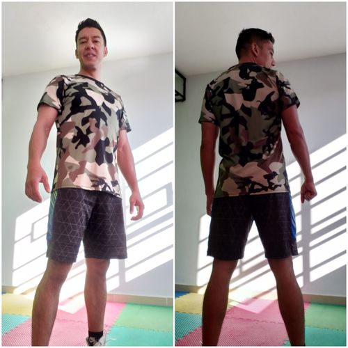 Customer photo review of Playera Deportiva TFIT 103 Caballero