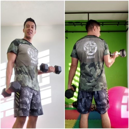 Customer photo review of Playera Deportiva TFIT 124 Caballero