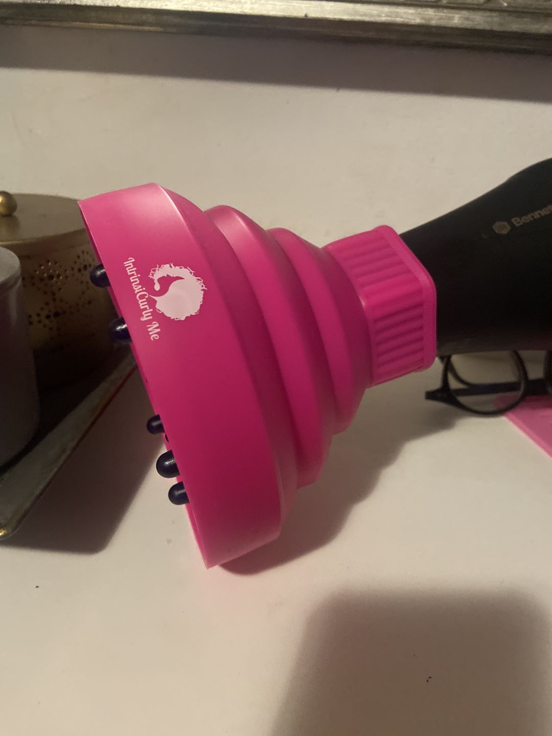 Customer photo review of Universal Collapsible Silicone Diffuser