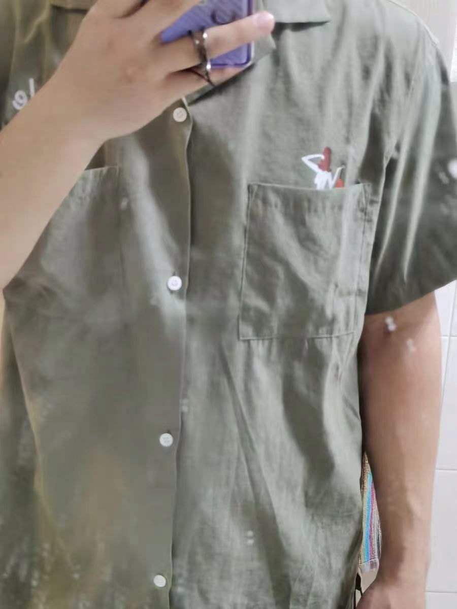 Customer photo review of ピーチスキンシャツ　新色追加！