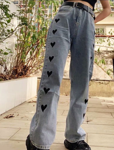 Customer photo review of Black Hearts Jeans