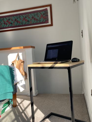 Customer photo review of Mesa Lateral Piscolera 45 x 35 Negra