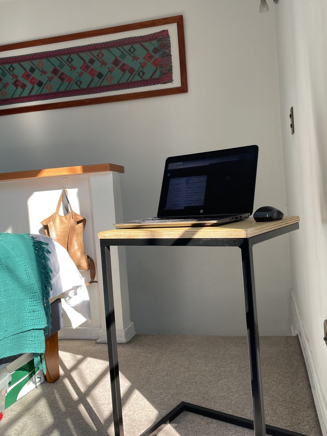 Customer photo review of Mesa Lateral Piscolera 45 x 35 Negra