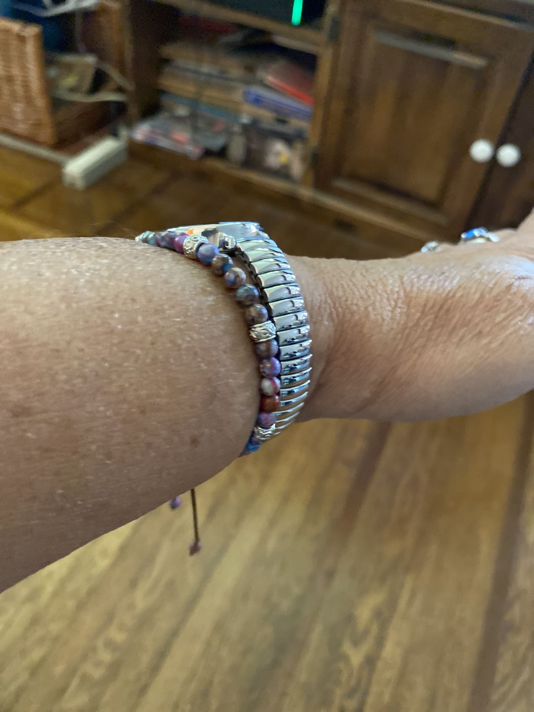 Customer photo review of Tibetan Energy Bracelet