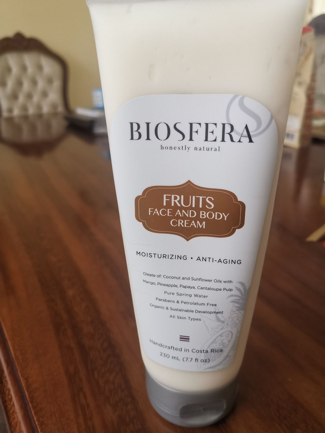 Customer photo review of Tropical Fruits Face & Body Cream
