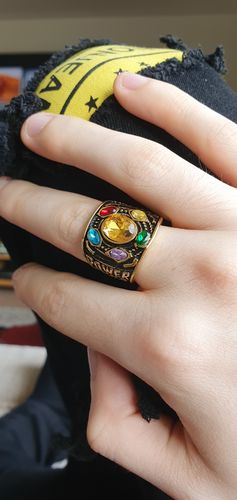 Customer photo review of INFINITY STONE RING