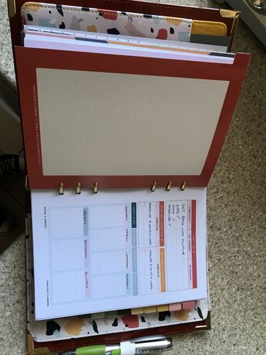Customer photo review of Terrazzo - Fabulous Productivity Organiser P3