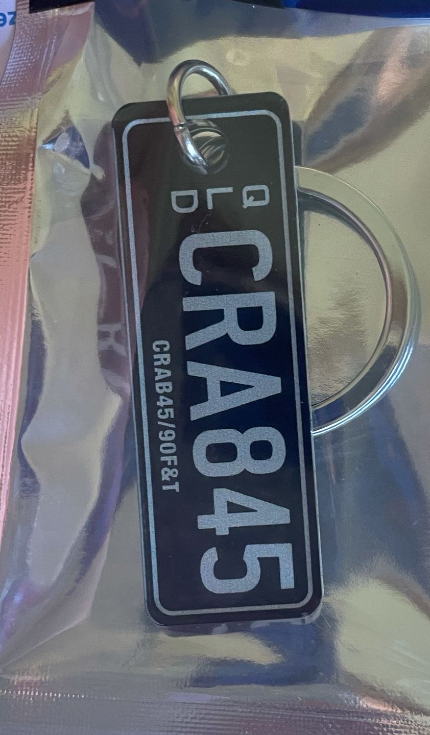 Customer photo review of Custom Design Keychain 🔑