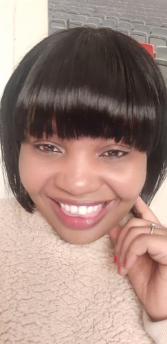 Customer photo review of Brazilian Fringe Bob - 8"