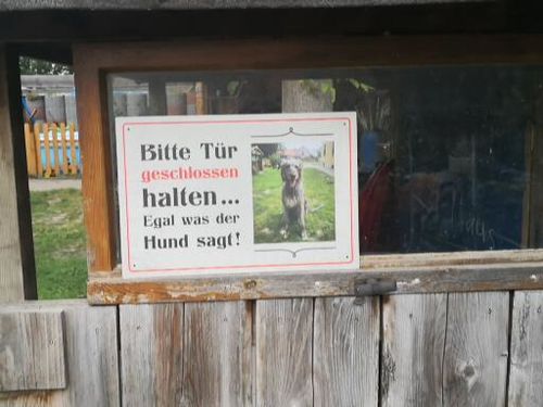 Customer photo review of Personalisierbares -Foto- Schild "Egal was"