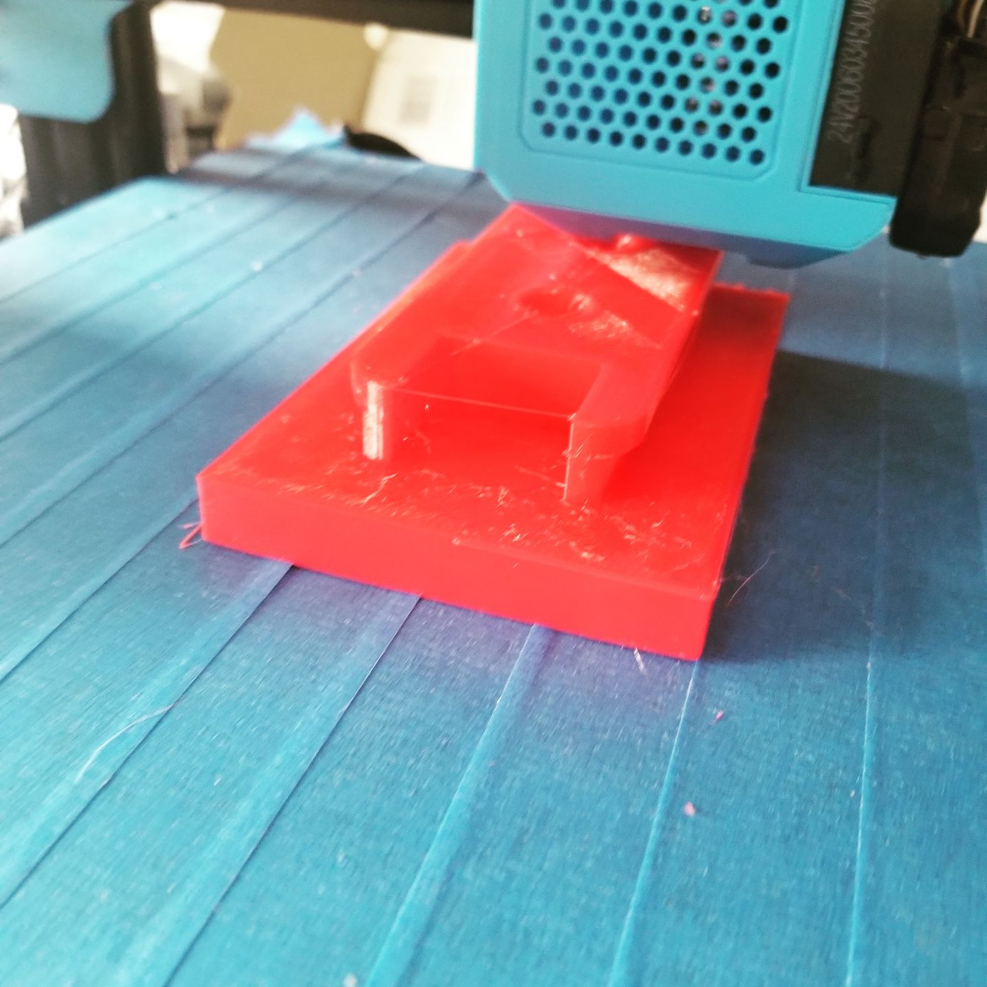 Customer photo review of Candy Red PETG Filament 1.75mm