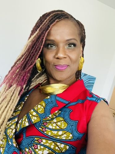 Customer photo review of African Print Tamina Dress