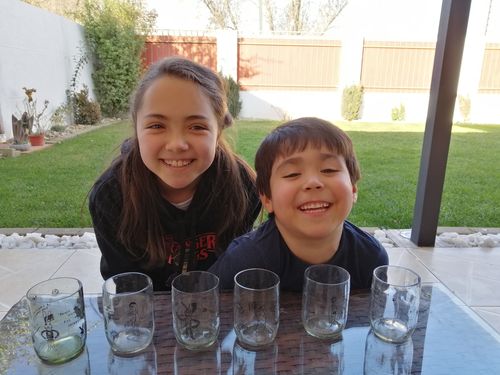 Customer photo review of Pack Estudio 31 Minutos Juegos de 6 Vasitos 200 Ml