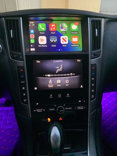 Customer photo review of Infiniti Q60 2013-2020 Wireless Apple CarPlay & Android Auto OEM Integration