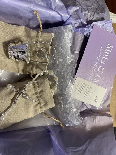 Customer photo review of The Filipiniana Classic Unity Veil