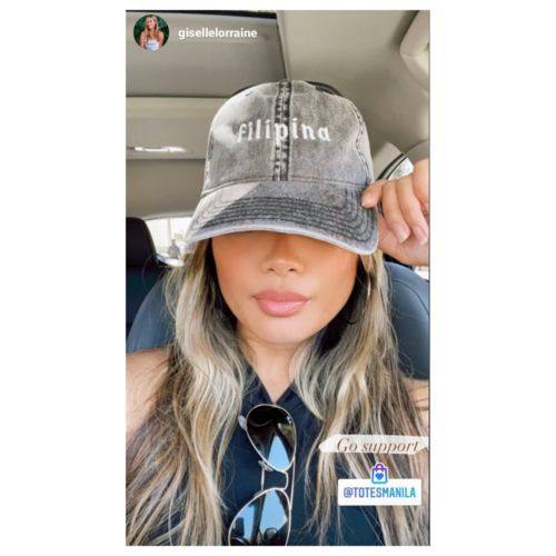 Customer photo review of Filipina Embroidered Vintage Cotton Twill Cap