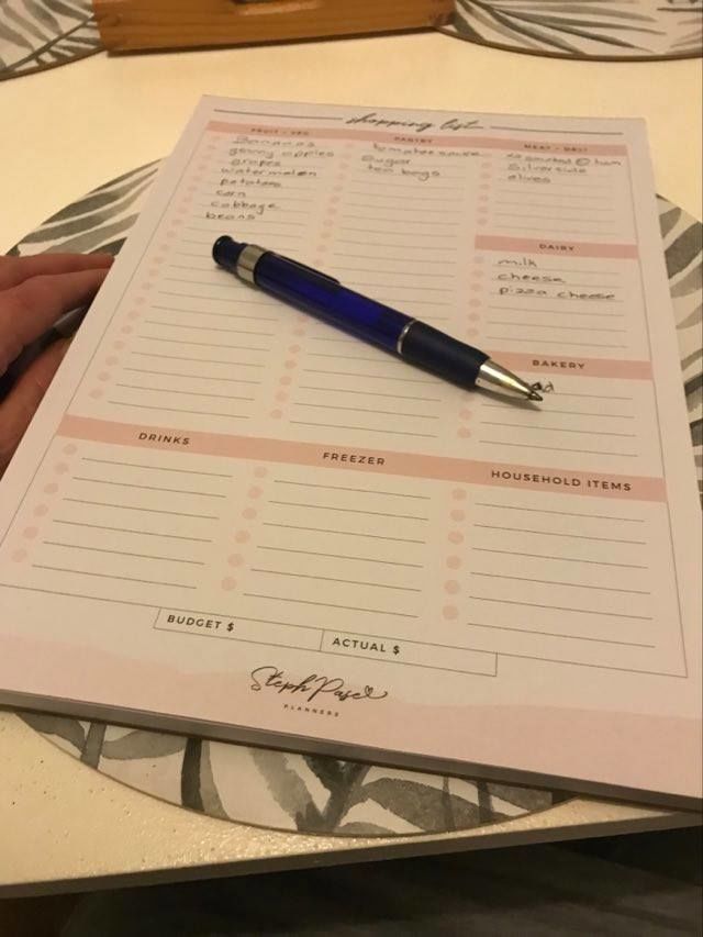 Customer photo review of NEW Shopping List