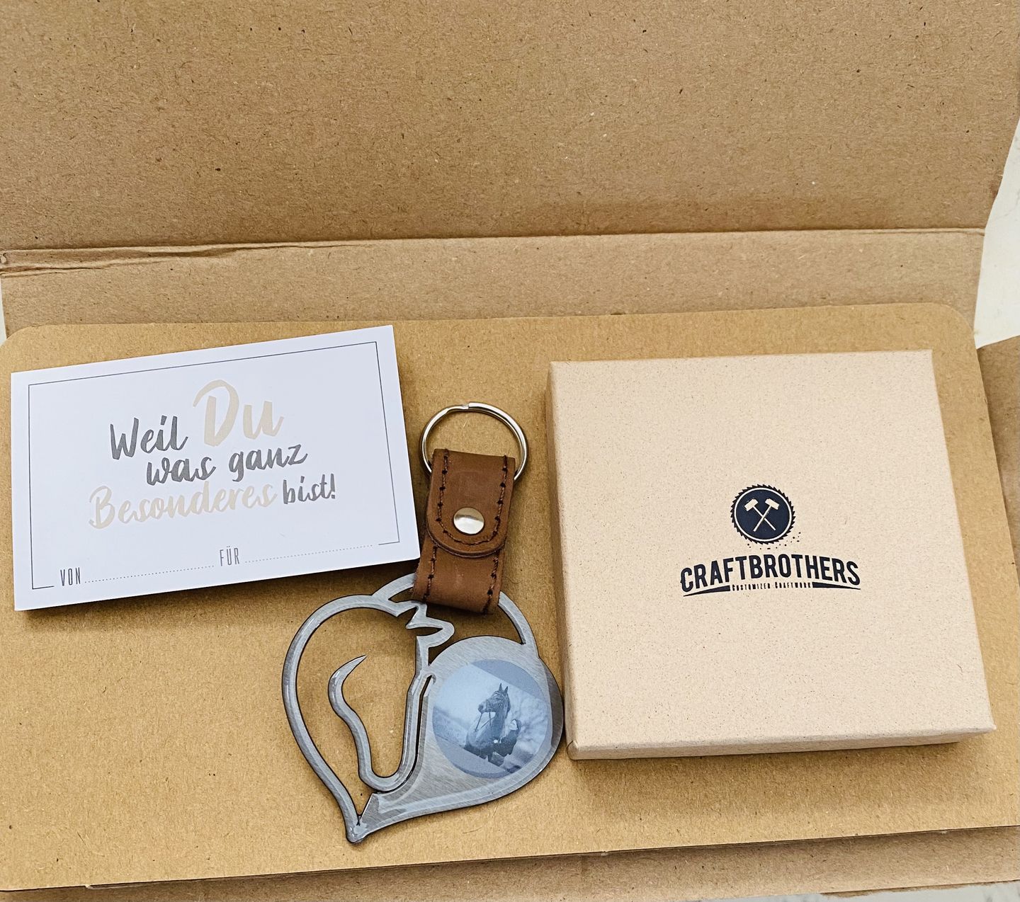 Customer photo review of Schlüsselanhänger Pferdeliebe