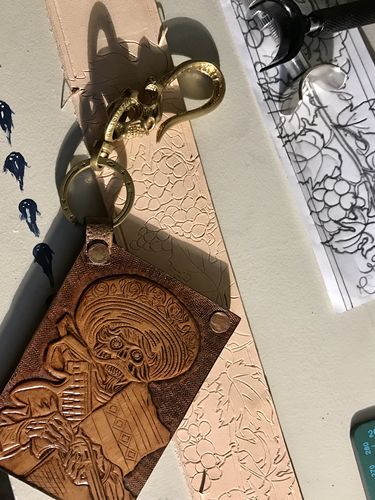 Customer photo review of Skull Hook | Brass