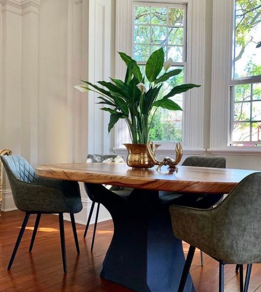 Customer photo review of Table Base | Pedestal Table Base,  Furniture Base, Flowyline Metal Design | 303 Namu